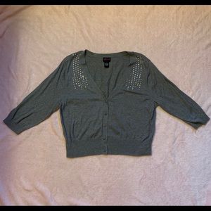 FINAL PRICE 🌈 Torrid Gray Cardigan 🌈